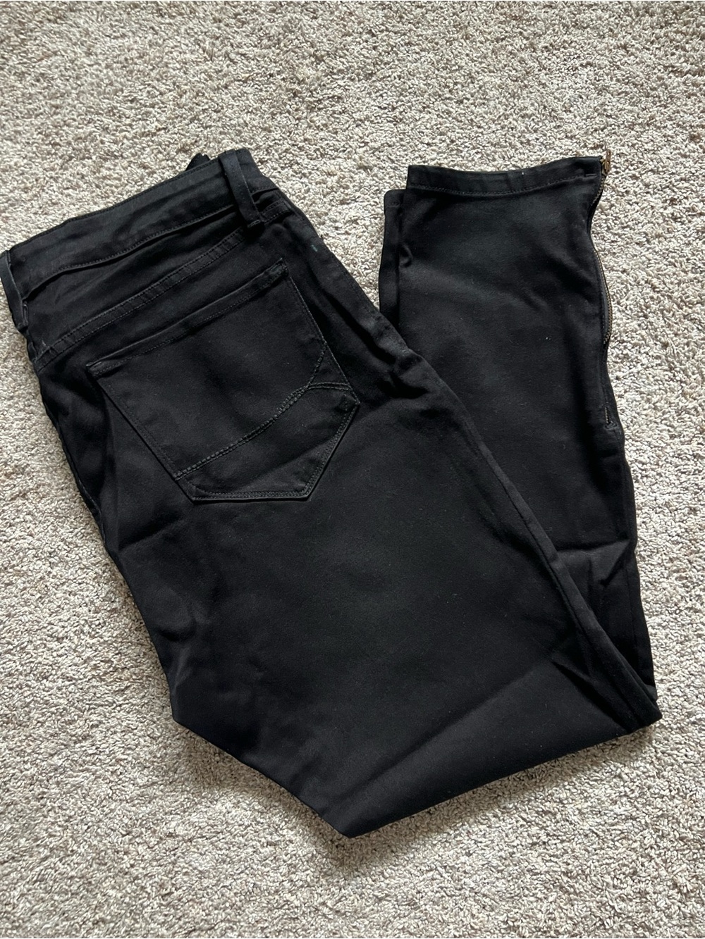 NYDJ Black Stretch Jeans in Black